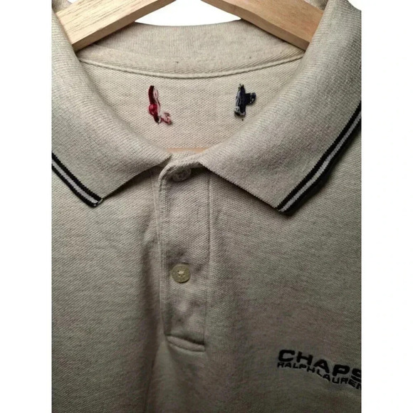 Chaps Ralph Lauren Vintage Polo Shirt Short Sleeve XL - Picture 5 of 16